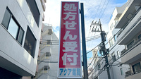 アクア薬局新丸子店の看板