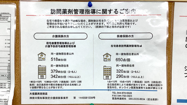大信薬局　宮前店の在宅対応