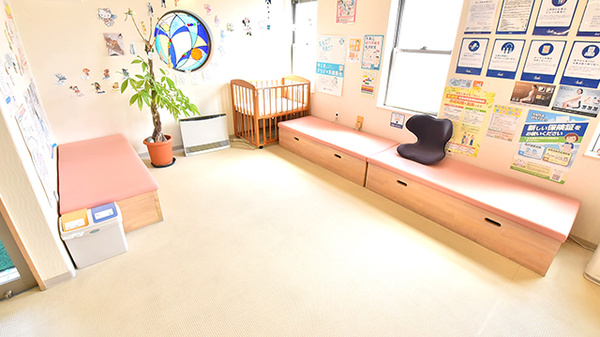 あい薬局新潟北店の待合スペース