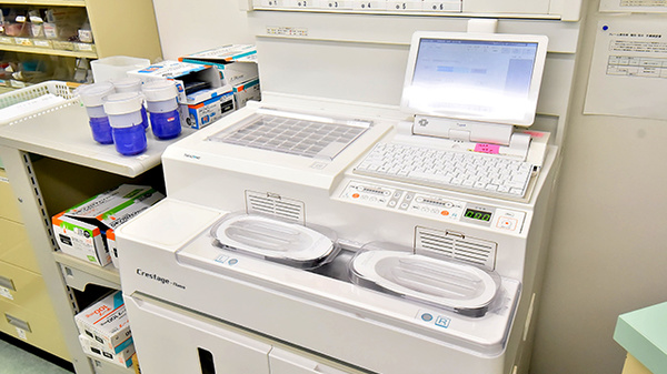 トリム西蒲薬局の調剤器具