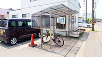 かみもりた調剤薬局の駐輪場