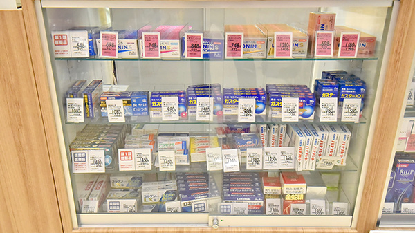 イオン薬局甲府昭和店の一般医薬品