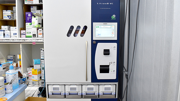 山梨調剤センター薬局の調剤器具
