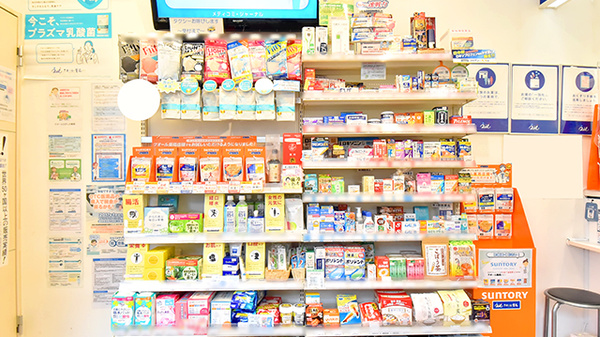 クオールひがしの薬局の一般医薬品
