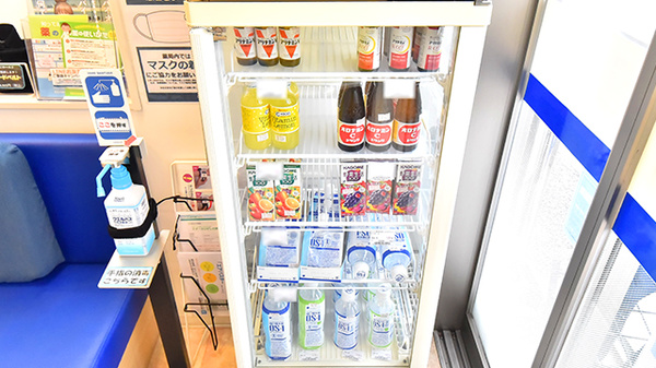 クオールひがしの薬局の飲食物