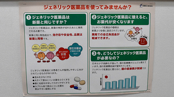 サンロード小町屋薬局のジェネリック対応