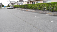 サンロード小町屋薬局の駐車場