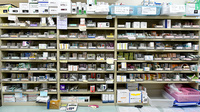 こころ調剤薬局とやまの薬棚