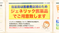 イオン薬局浜松志都呂店のジェネリック対応