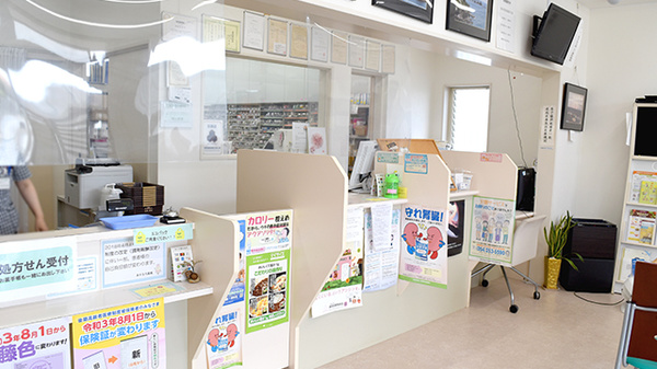あすなろ薬局の受付/カウンター