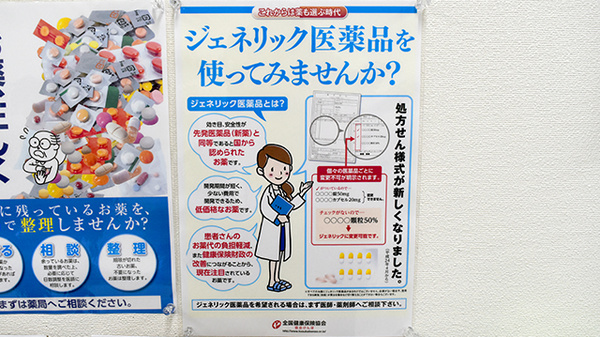 ファーマライズ薬局　中日病院前店のジェネリック対応