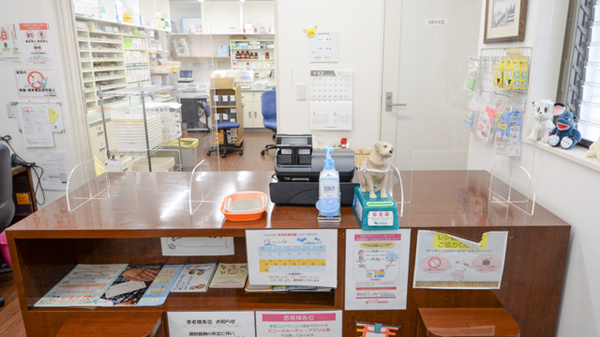 コスモス調剤薬局 しろとり店の受付/カウンター
