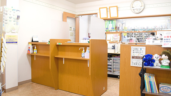 マリン薬局大磯通店の受付/カウンター