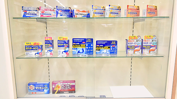 イオン薬局扶桑店の一般医薬品