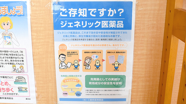 ひまわり薬局のジェネリック対応
