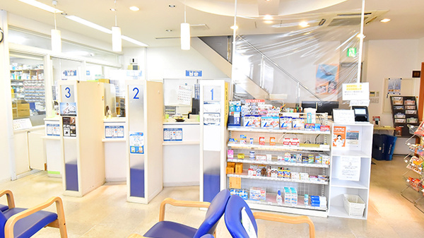 クオール薬局城陽店の受付/カウンター