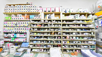 ふたば薬局 向日店の薬棚