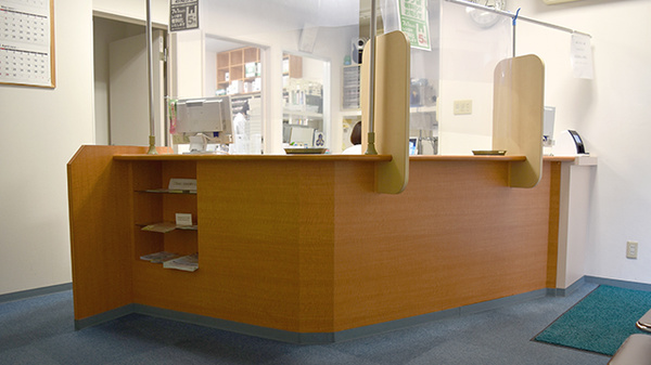 ひまわり薬局池田店の受付/カウンター
