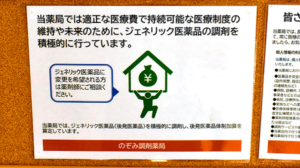 のぞみ調剤薬局のジェネリック対応