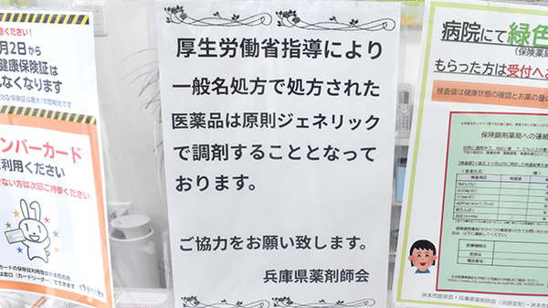 みどり調剤薬局のジェネリック対応