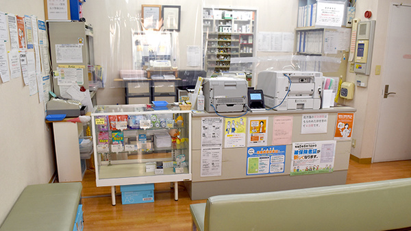 あすか薬局藤原台店の受付/カウンター