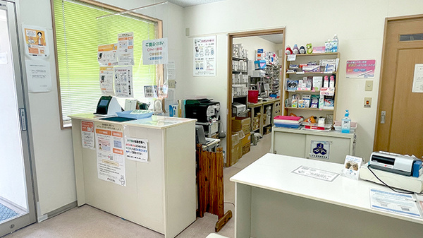 セントラル薬局倉益店の受付/カウンター
