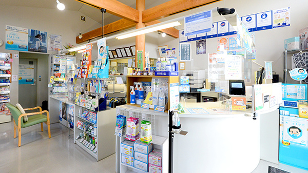 クオール薬局栢谷店の受付/カウンター