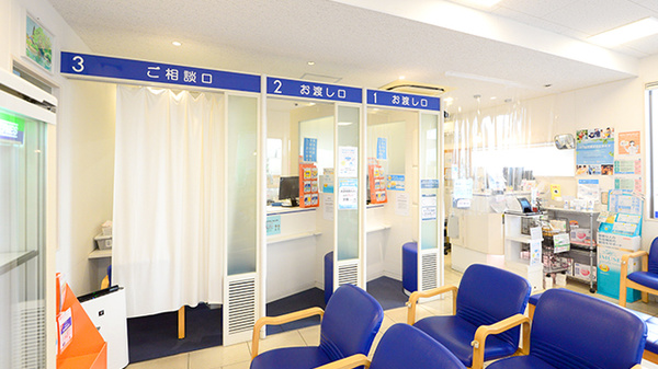 クオール薬局倉敷店の受付/カウンター