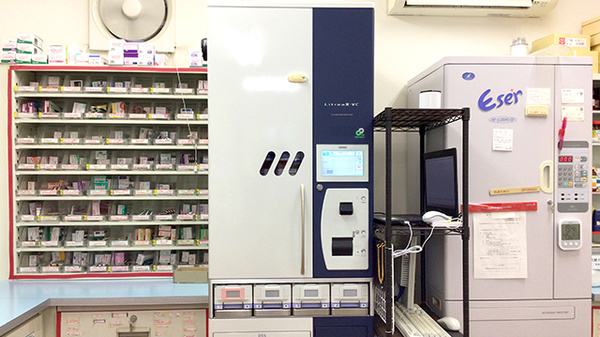 豊浦薬剤師会支援センター薬局の調剤器具