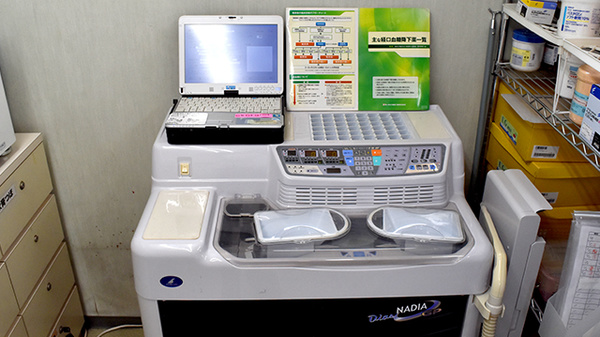 まりも調剤薬局の調剤器具