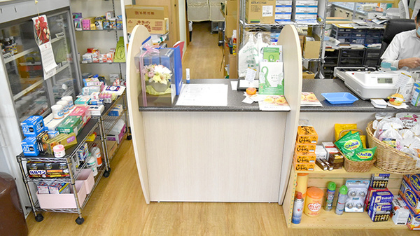 有限会社薬局くすりやオリーブの受付/カウンター