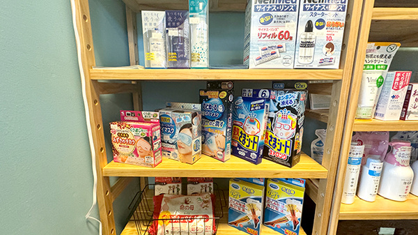 ペリカン薬局大濠店の雑貨品