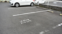 ラララ薬局の駐車場