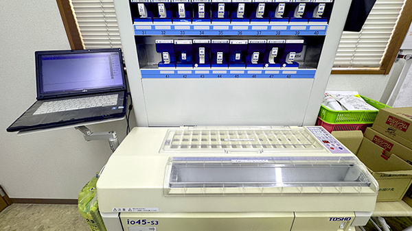 サンプラス薬局三潴店の調剤器具