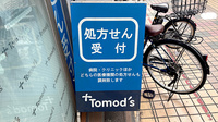 薬局トモズ中延店の看板