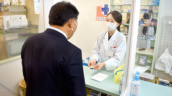 バンビー薬局一番町店の服薬指導対応