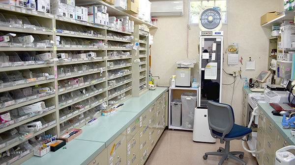 みまつ調剤薬局の調剤室