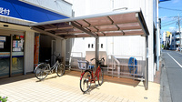 クオール薬局河辺店の駐輪場