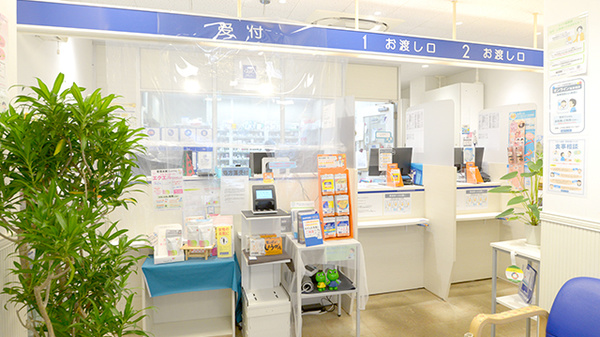 クオール薬局兜町店の受付/カウンター