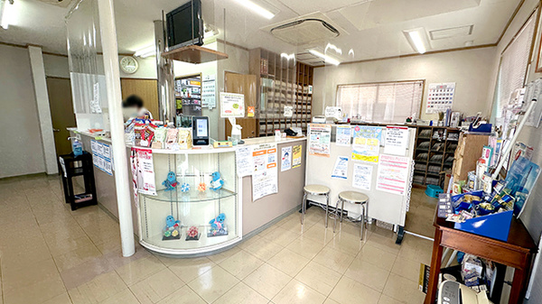向台薬局の受付/カウンター