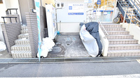 クオール薬局成瀬台店の駐輪場