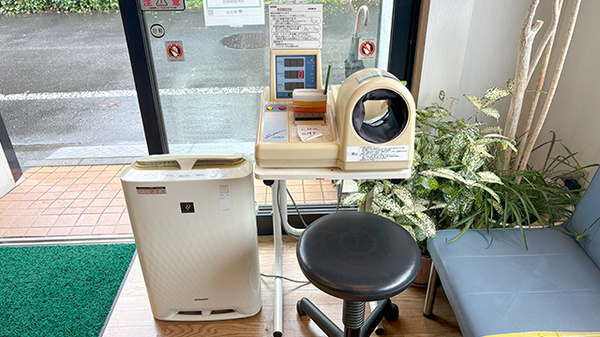 西町調剤薬局の血圧計