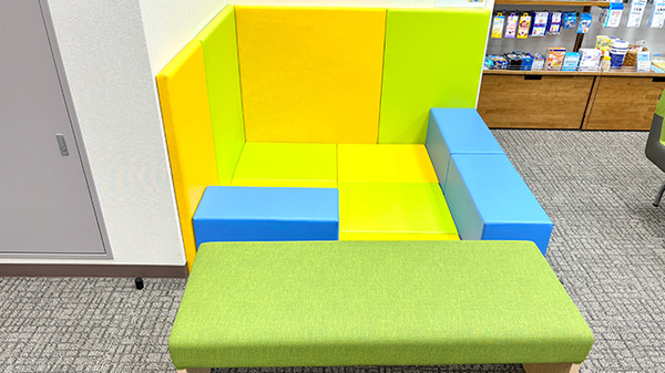 八王子薬剤センター駅前薬局のキッズ用設備