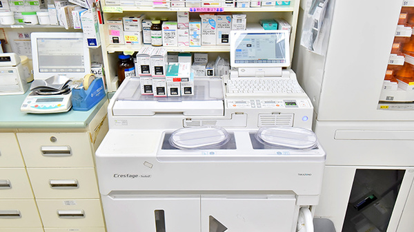 キタマチ薬局の調剤器具