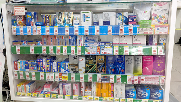 薬局トモズ西葛西店の一般医薬品