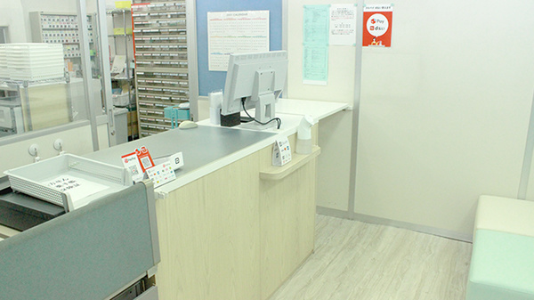 パレス薬局　大森山王店の受付/カウンター