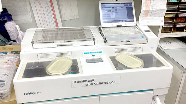 龍生堂薬局新大久保店の調剤器具
