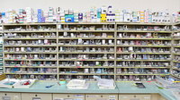 ハッピー薬局三野店の薬棚