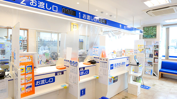 クオール薬局　宇都宮越戸店の受付/カウンター