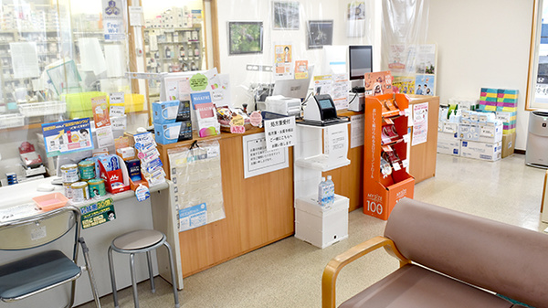 ウイン調剤薬局那須店の受付/カウンター